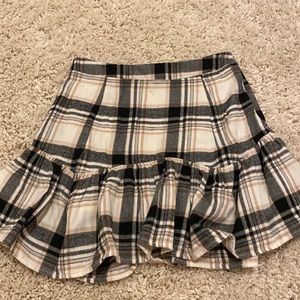 plaid skirt